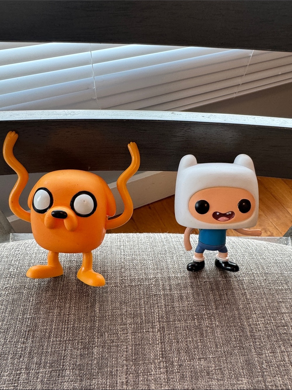 Adventure Time Funko Pops Jake and Finn no box